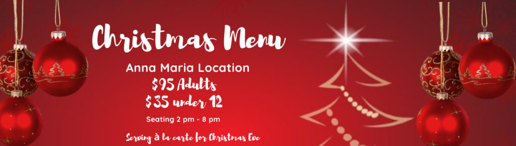 Christmas Buffet Menu